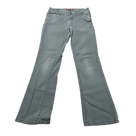 UNIONBAY 2000s Women's Slate Flare Jeans Y2K size 9 wide leg streetwear - Picture 1 of 6